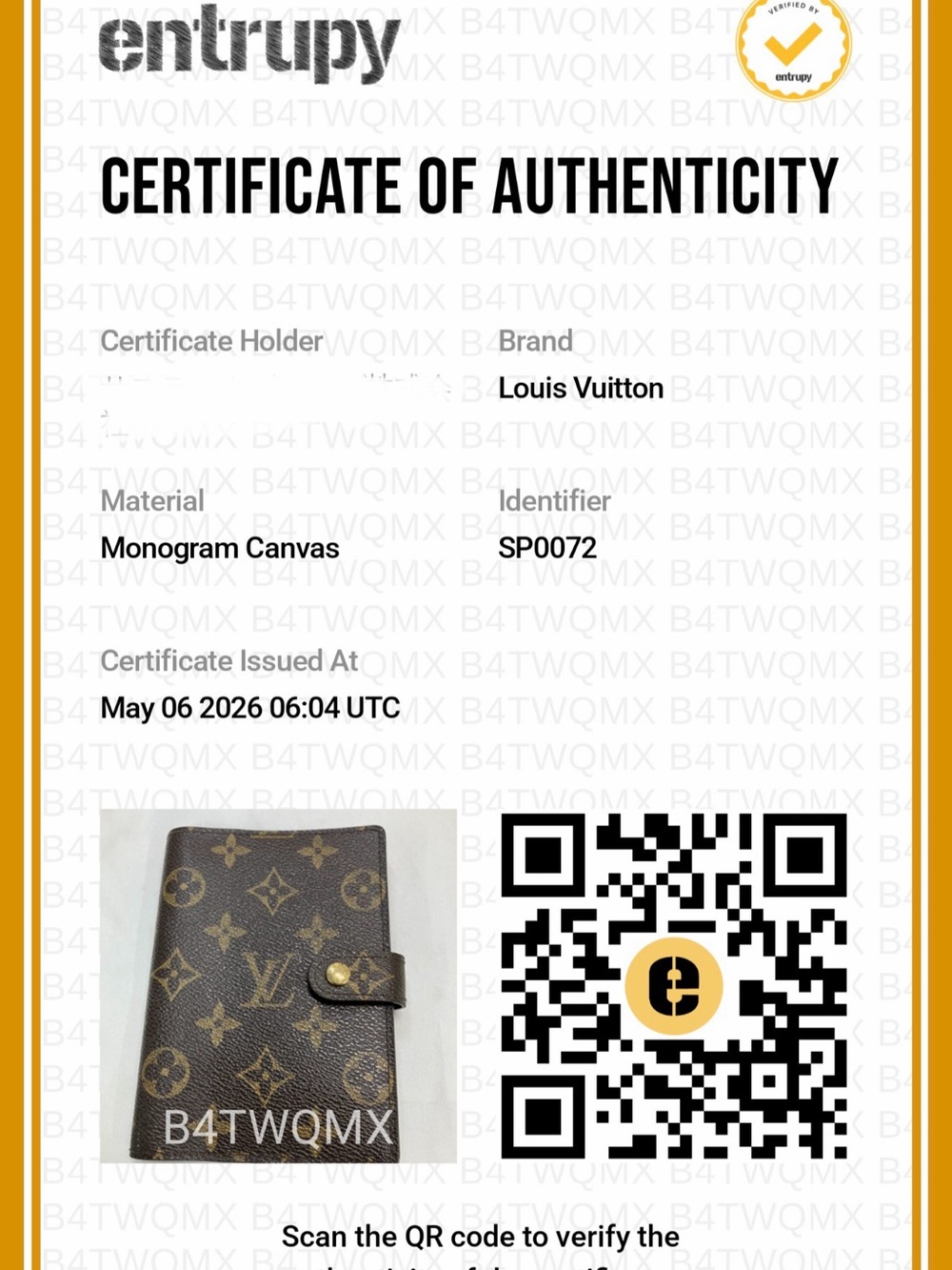 Louis Vuitton Brown Monogram Agenda PM in Excellent Condition w/Entrupy COA!🤎 - Picture 12 of 13